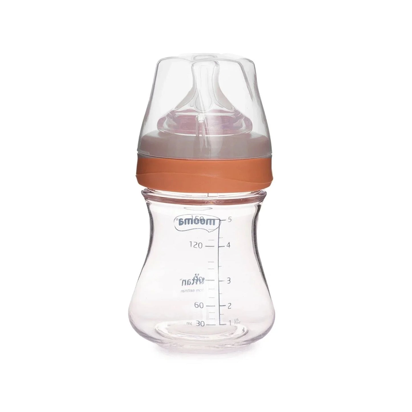 Mooma Neutra Tritan Bottle Slow Flow 0-6 months 150ml - Coral Pink