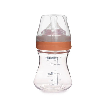 Mooma Neutra Tritan Bottle Slow Flow 0-6 months 150ml - Coral Pink