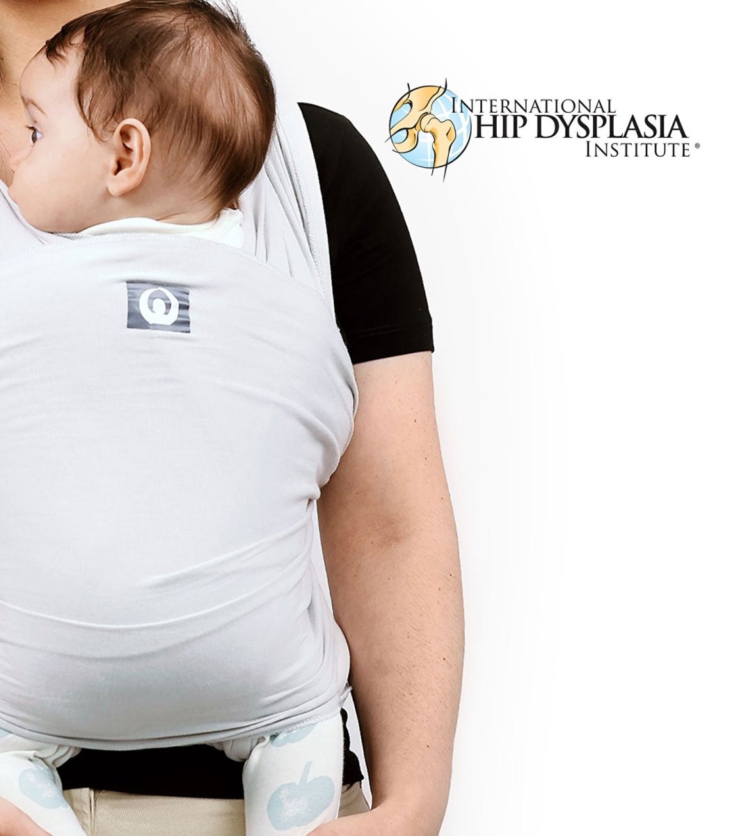 Gaia Carry Stretchy Baby Wrap Organic Cotton - Silver Grey