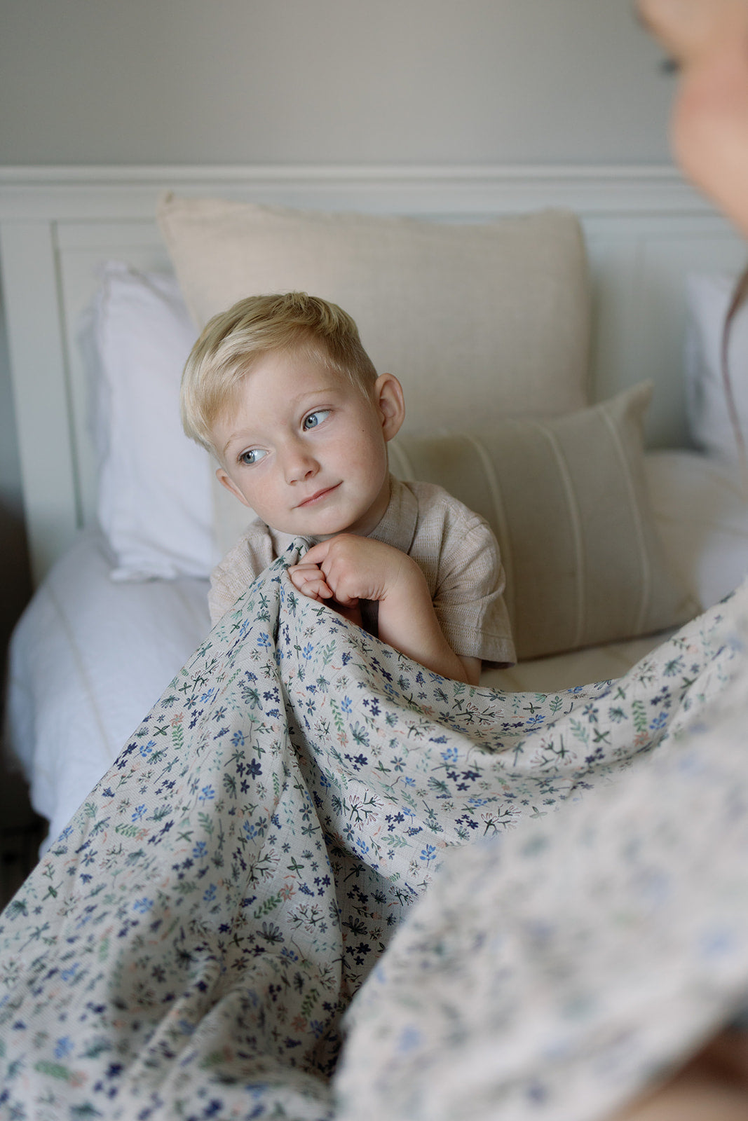 Wildflower Large Swaddle Muslin