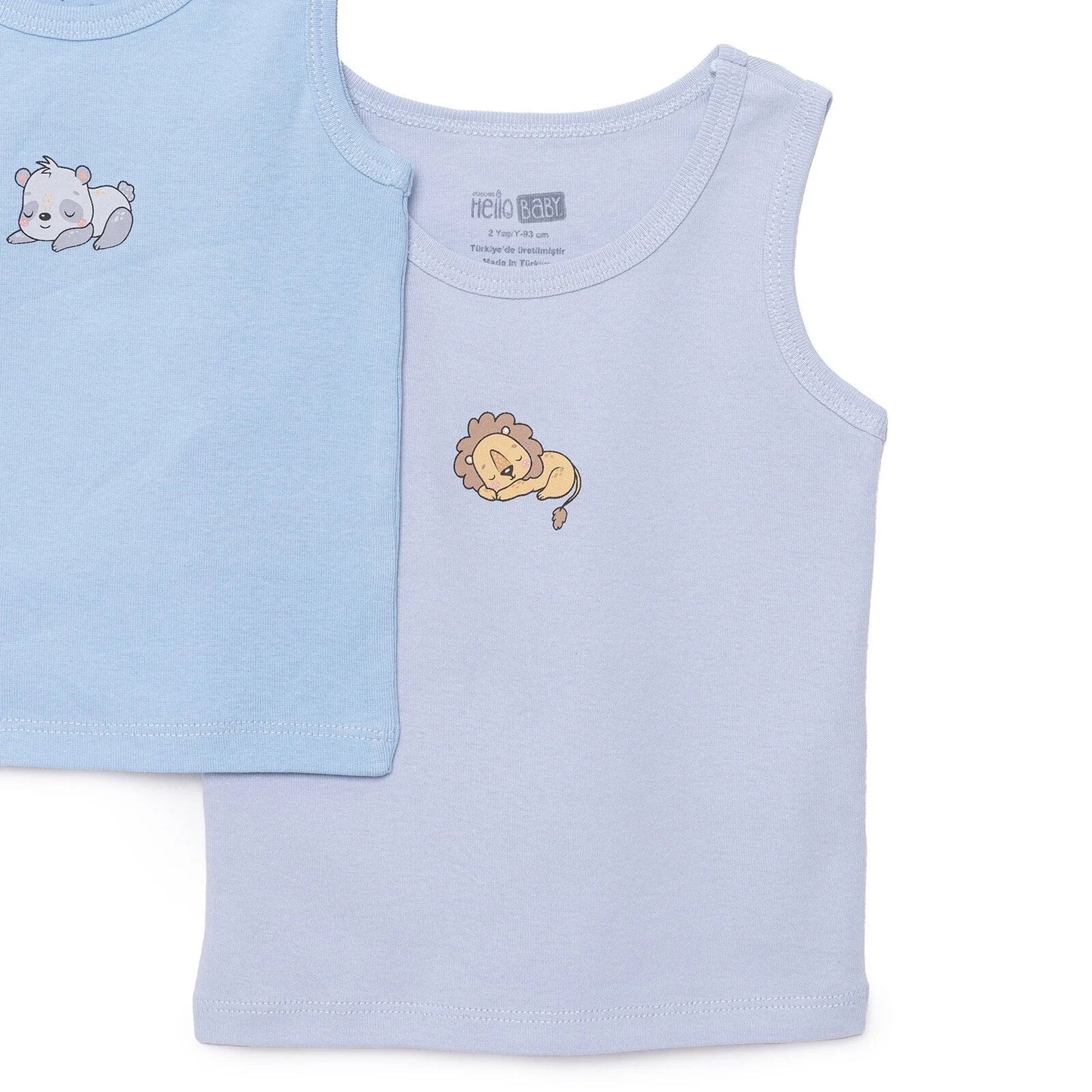 HelloBaby 2 Pcs Athlete - Light Blue