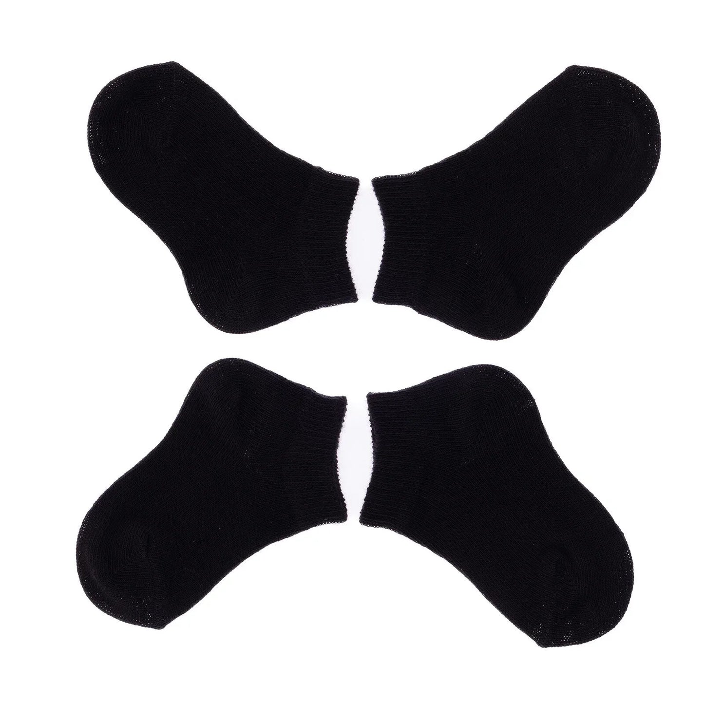 HelloBaby Boy Baby Socks 3 Pack - Black
