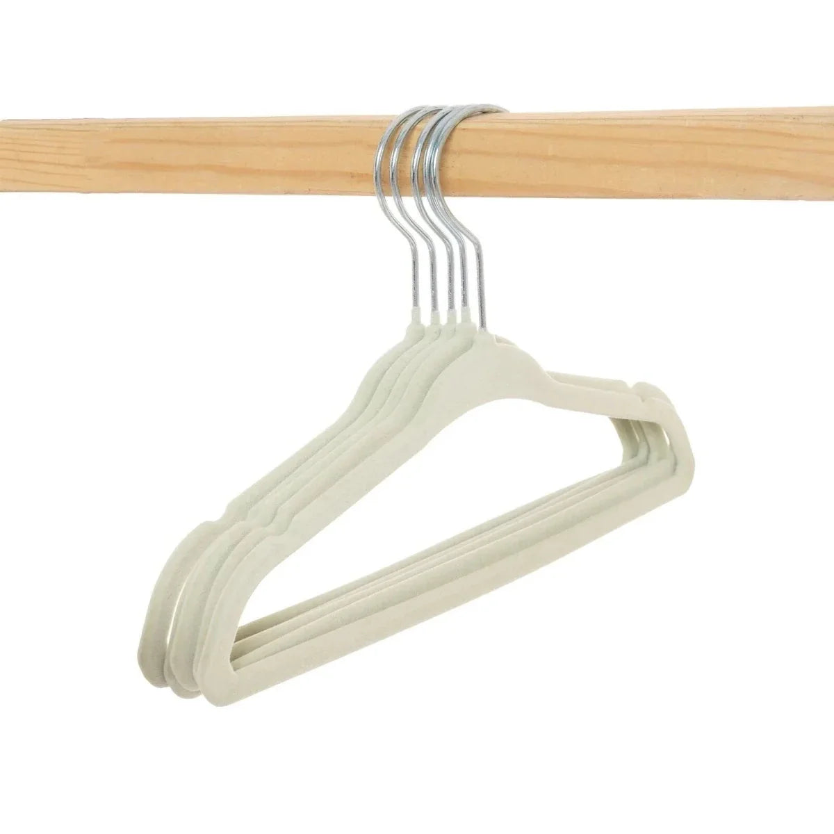 HelloBaby 5 Pack Velvet Baby Clothes Hangers - Sage Green