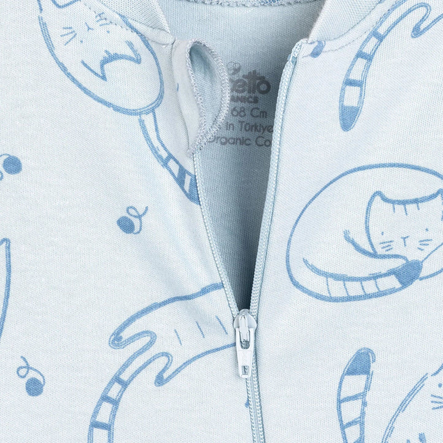 Bebetto Baby Boy Footless Jumpsuit - Indigo