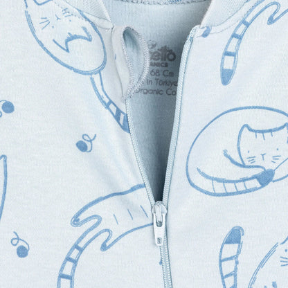 Bebetto Baby Boy Footless Jumpsuit - Indigo