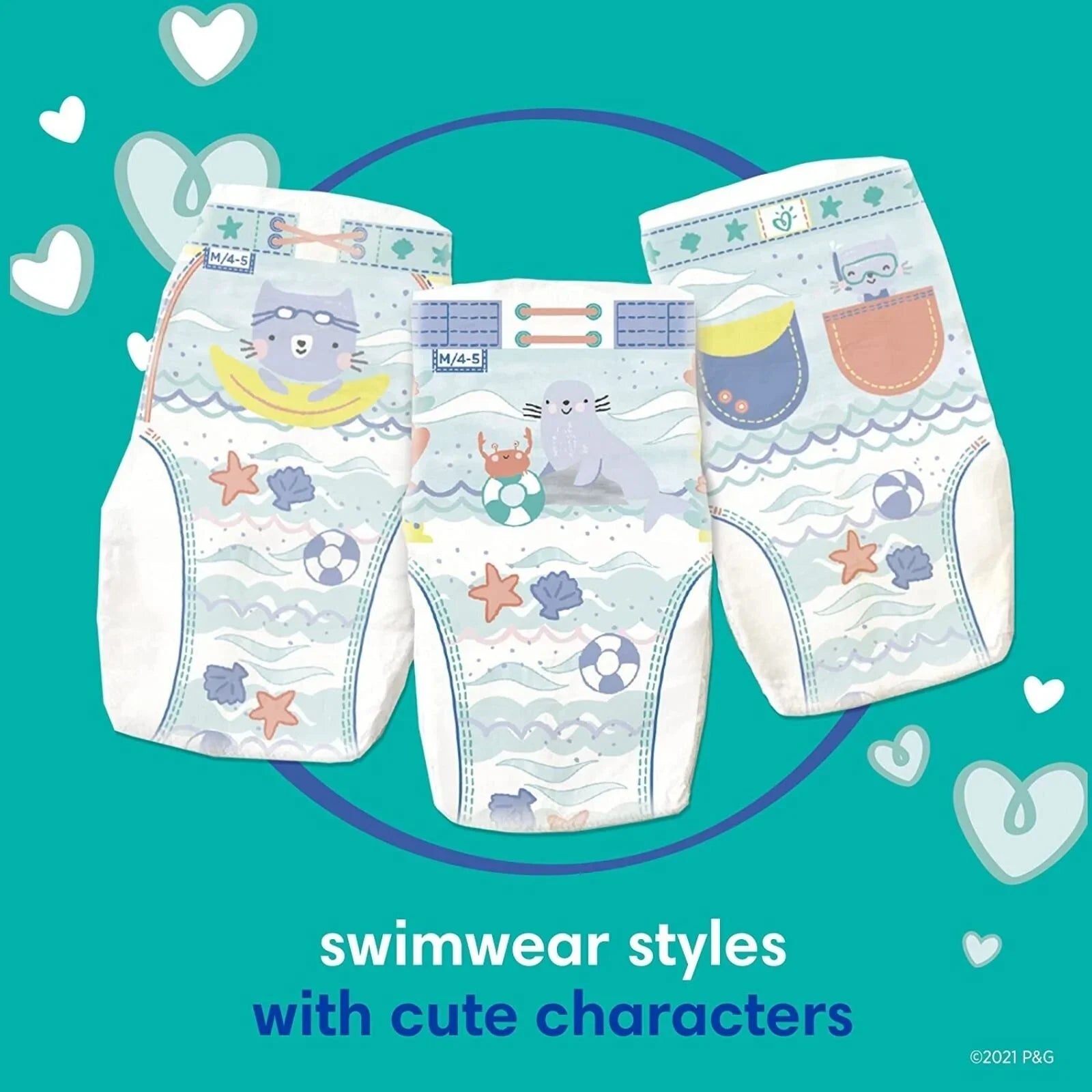 Pampers Splashers Size 5-6 - 10 nappies