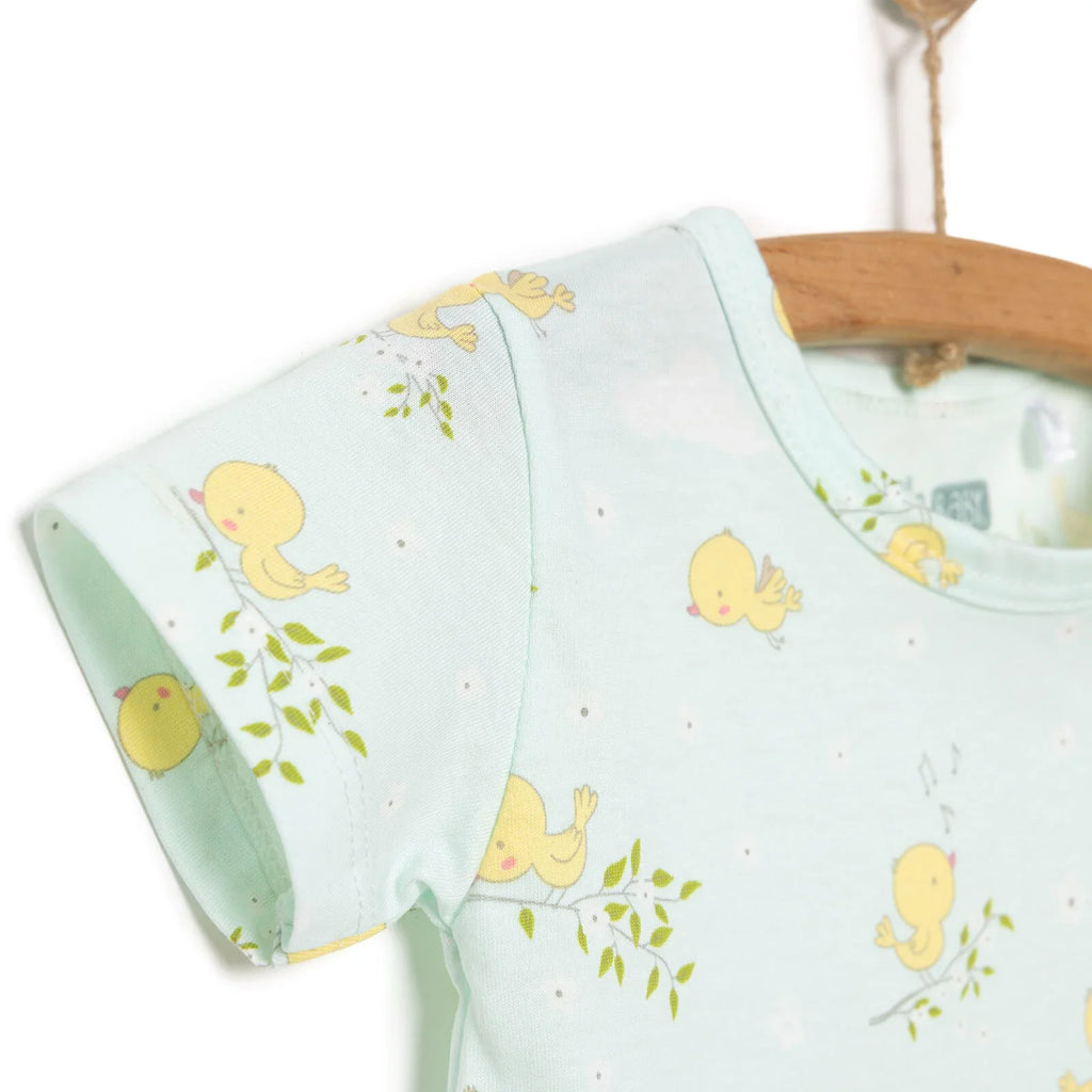 HelloBaby Newborn Unisex Short Overalls - Multicolour