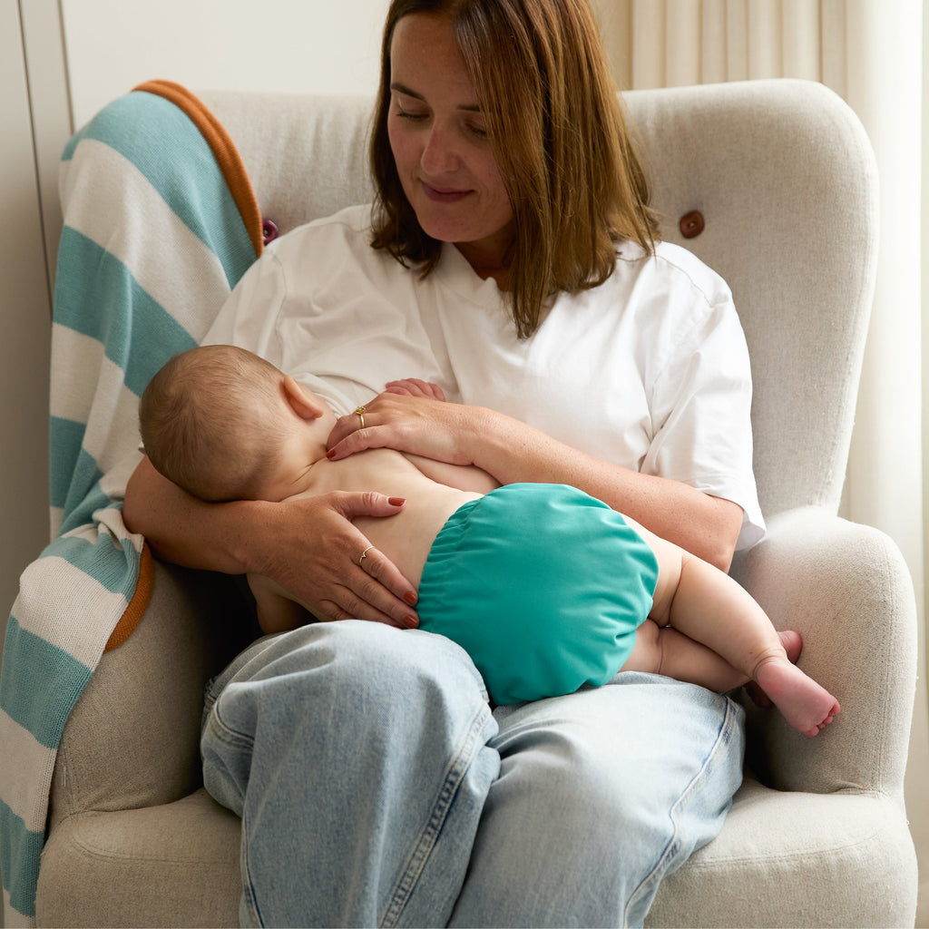 The Essentials Reusable Nappy Bundle in Garden Party + Pastels