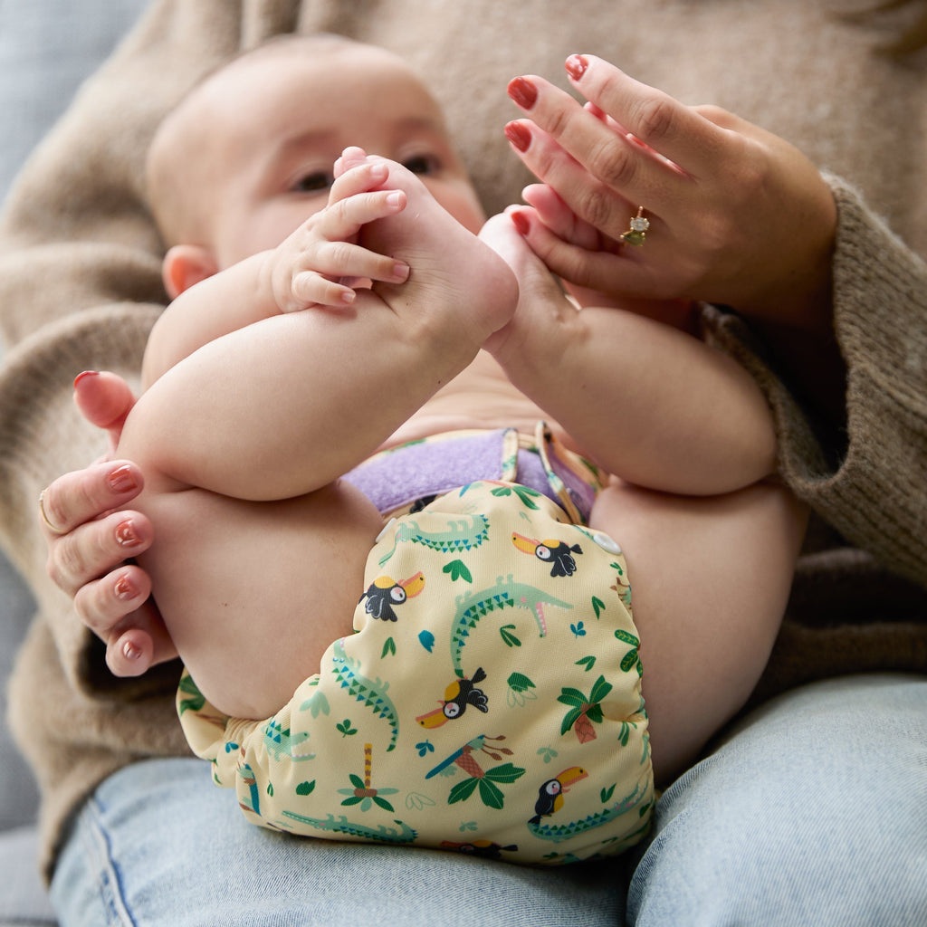 The Essentials Reusable Nappy Bundle in Wild Life
