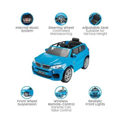Xootz BMW X5 12V Electric Ride On with Lithium Battery - Blue