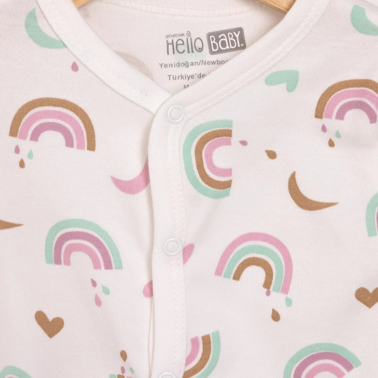 HelloBaby Girl Jumpsuit-Hat - Ecru