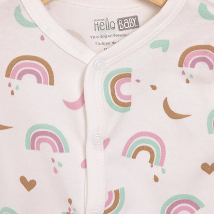 HelloBaby Girl Jumpsuit-Hat - Ecru