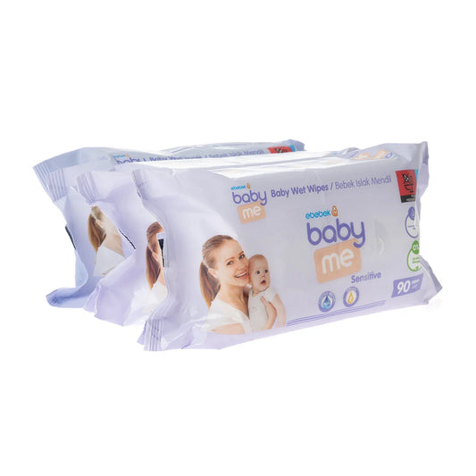 baby me Sensitive Wipes 3x90 pcs