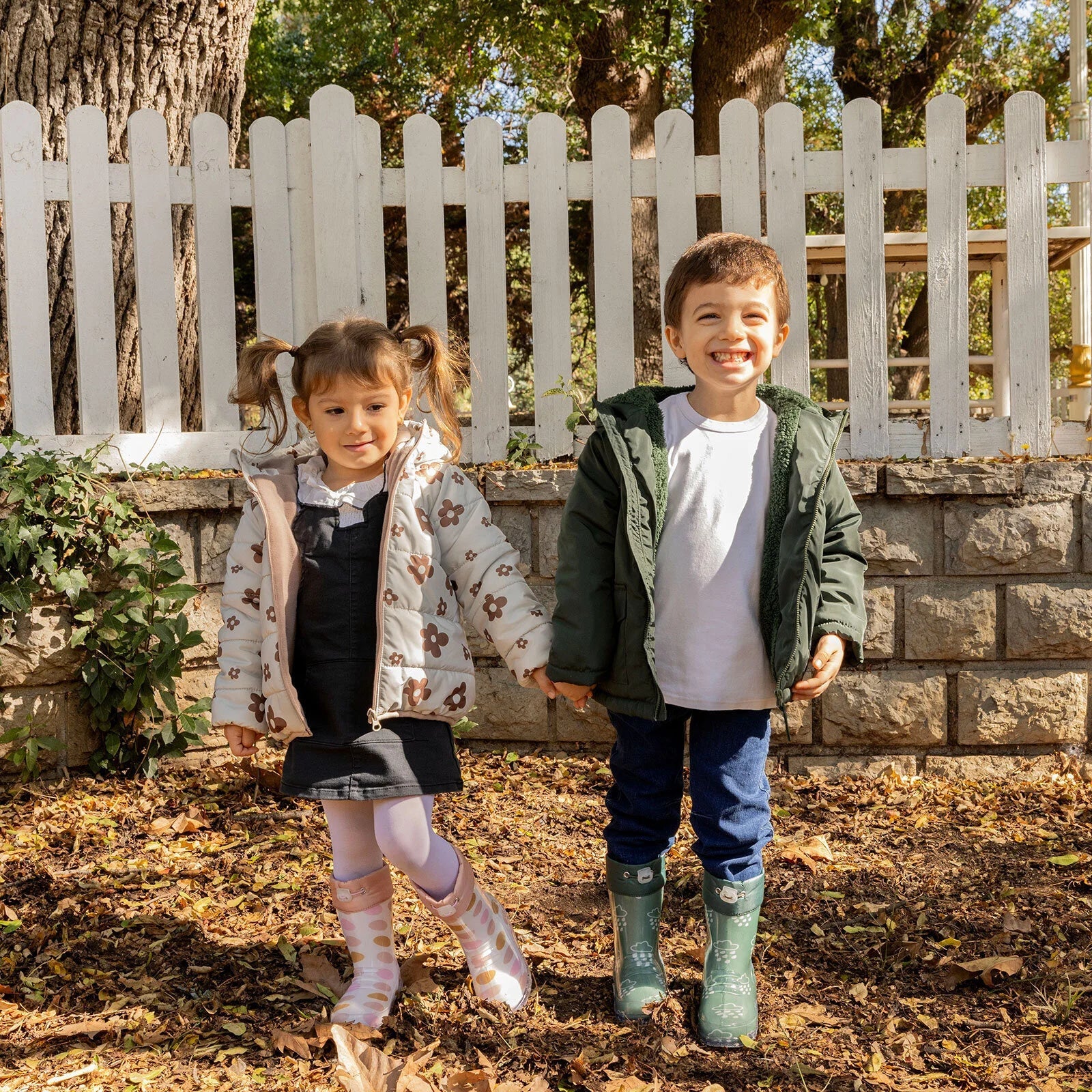 HelloBaby Hooded Coat - Green