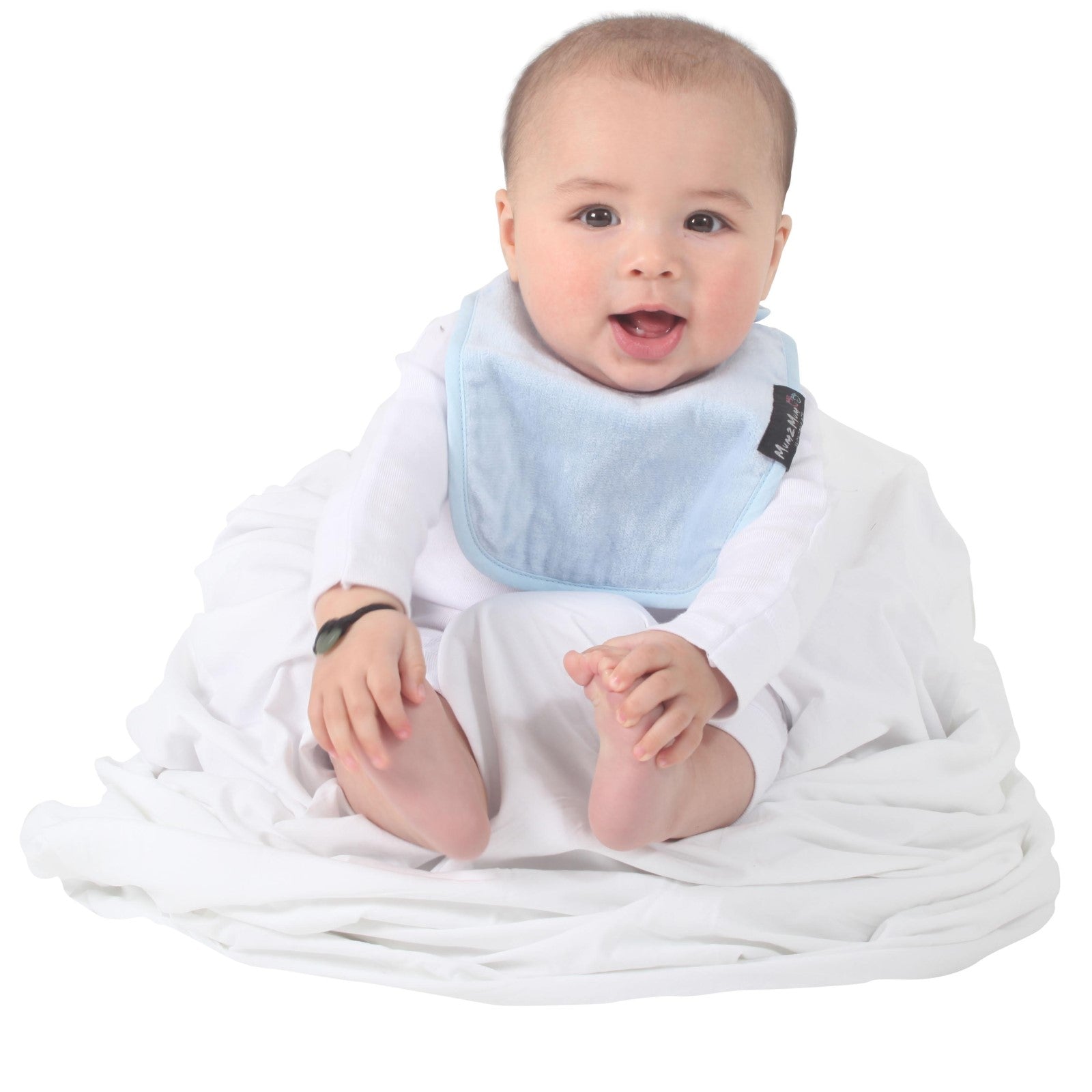 Mum 2 Mum Infant Wonder Bib - Baby Blue