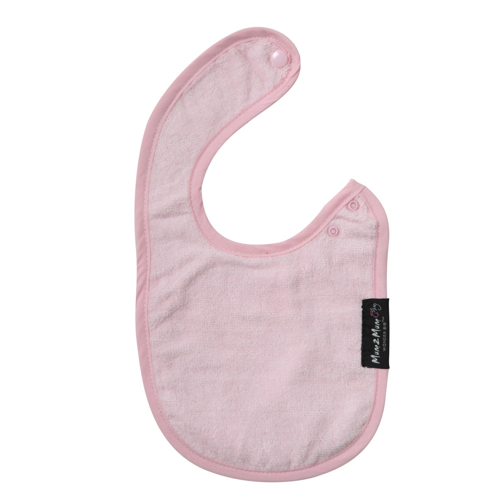 Mum 2 Mum Infant Wonder Bib - Baby Pink