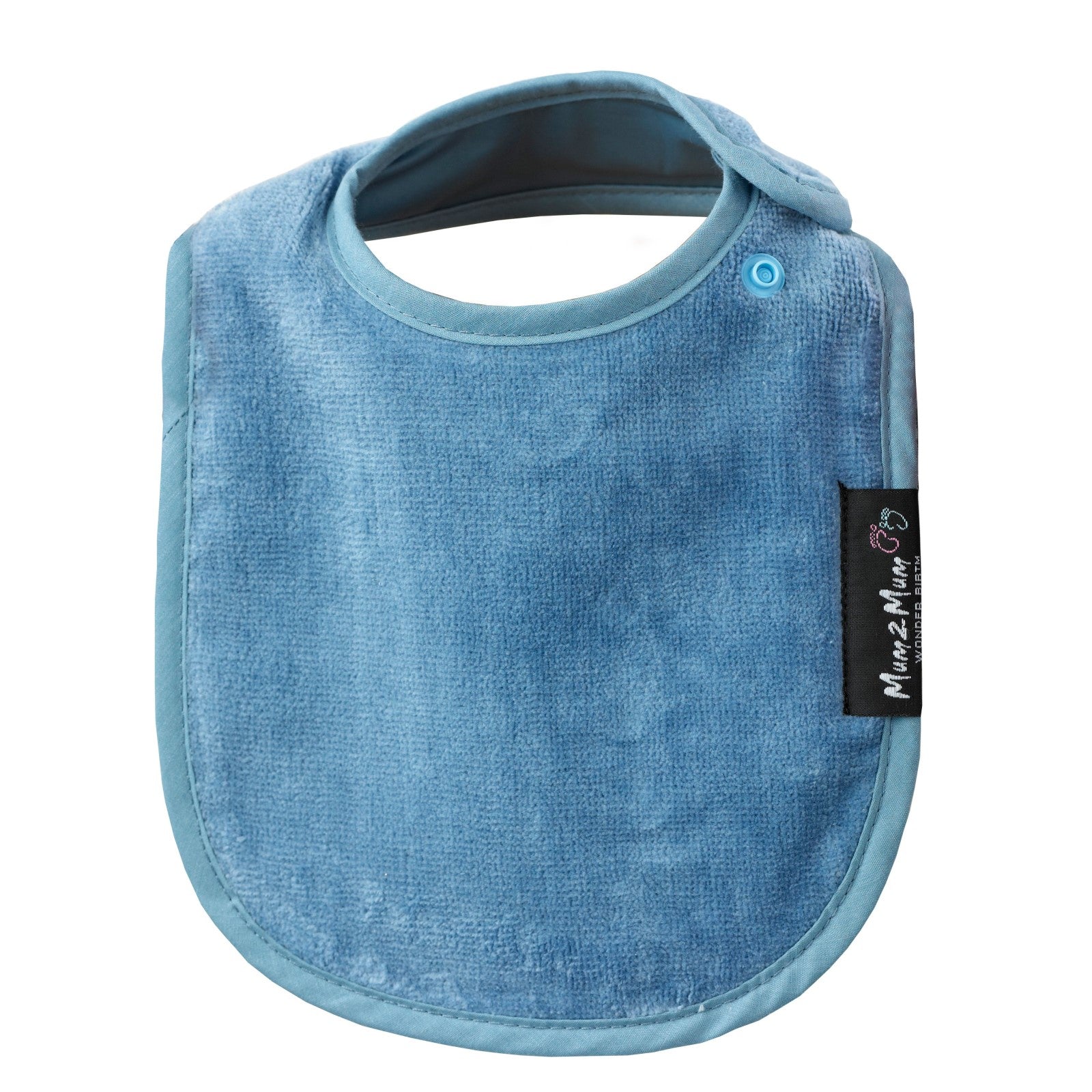 Mum 2 Mum Infant Wonder Bib - Denim Blue