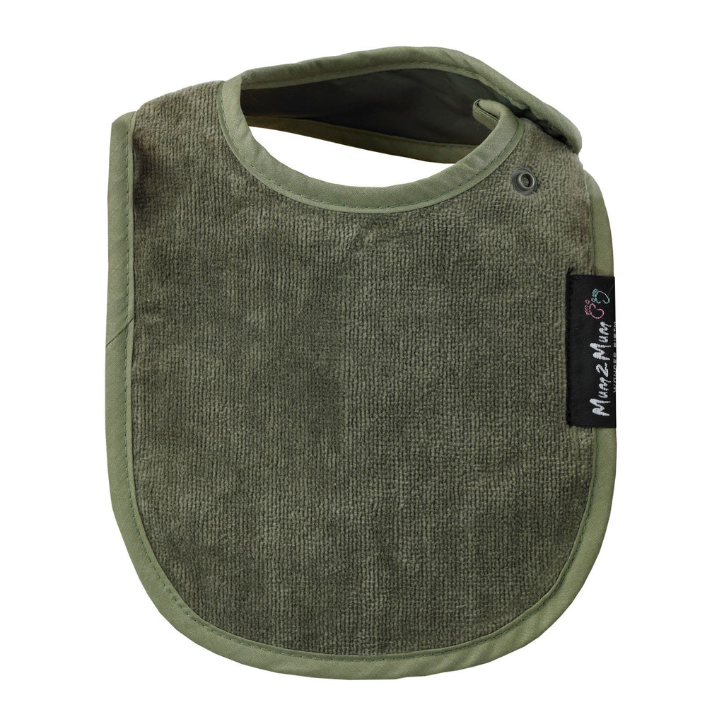 Mum 2 Mum Infant Wonder Bib - Olive Green