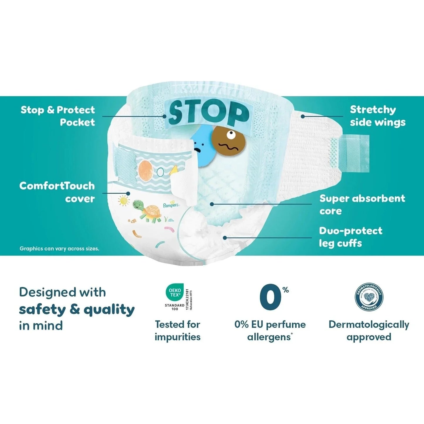 Pampers Baby Dry Size 3 Jumbo Pack - 98 nappies