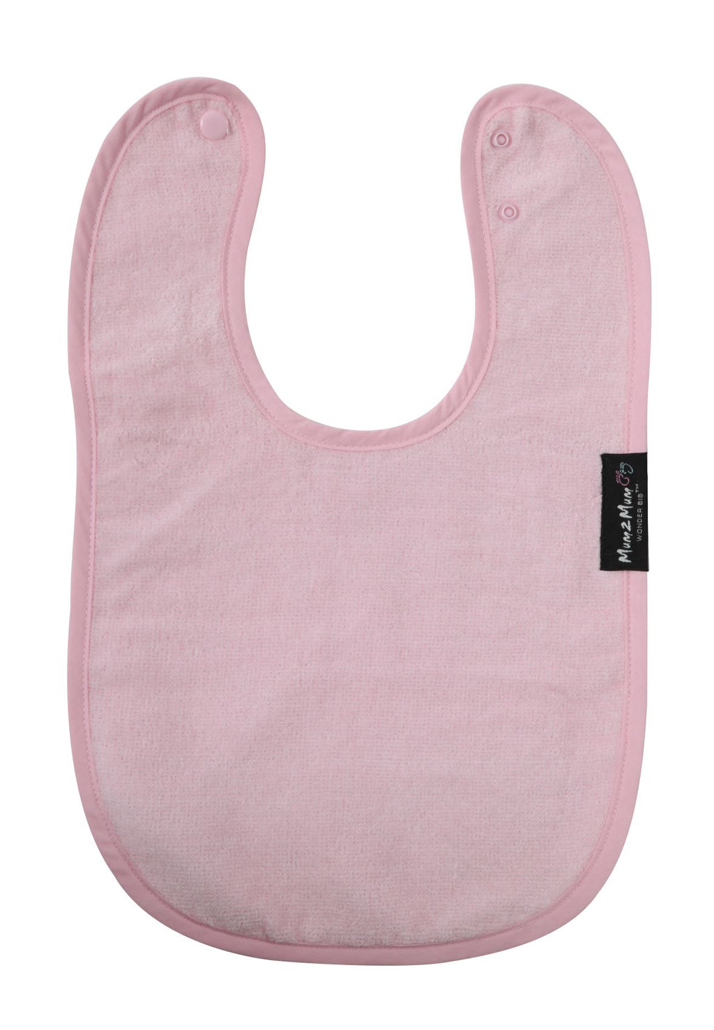Mum 2 Mum Standard Wonder Bib - Baby Pink