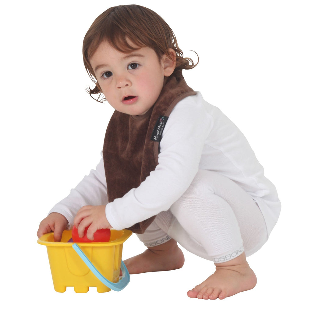 Mum 2 Mum Standard Wonder Bib - Chocolate Brown