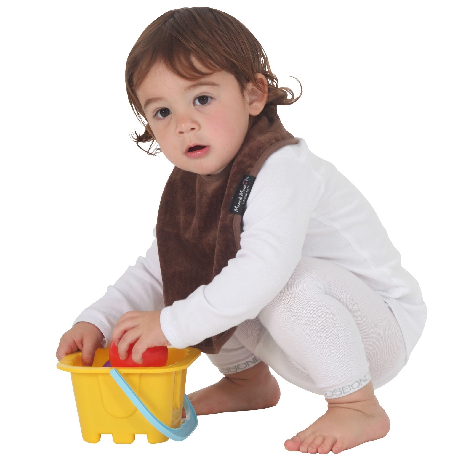 Mum 2 Mum Standard Wonder Bib - Chocolate Brown