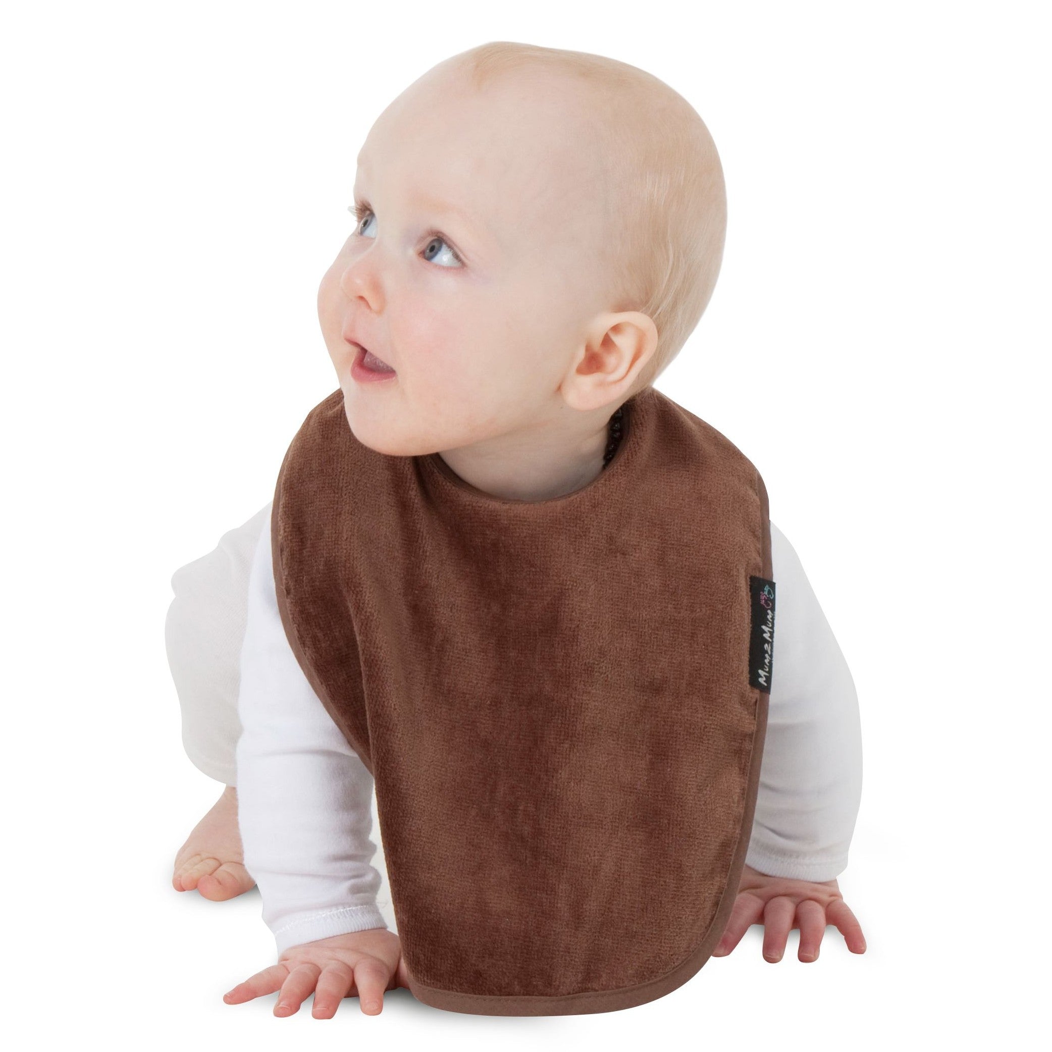 Mum 2 Mum Standard Wonder Bib - Chocolate Brown