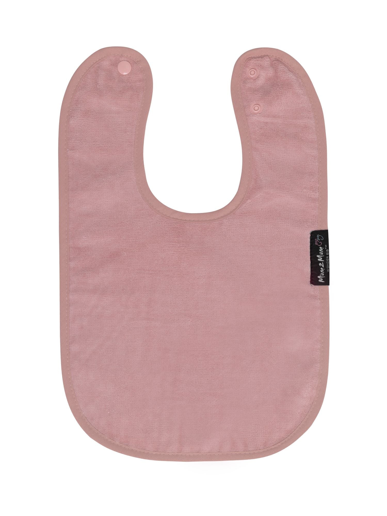Mum 2 Mum Standard Wonder Bib - Dusty Pink