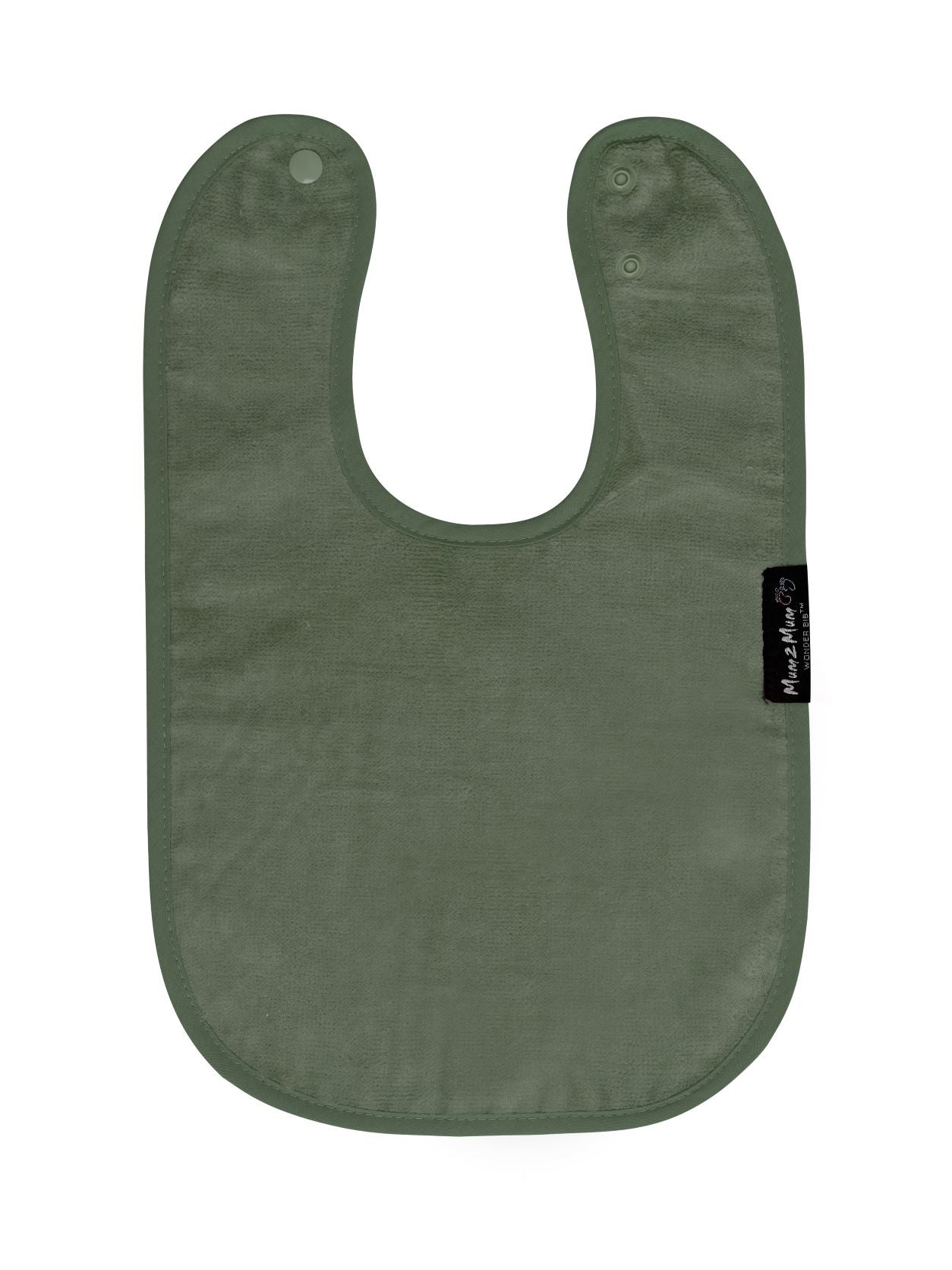 Mum 2 Mum Standard Wonder Bib - Olive Green