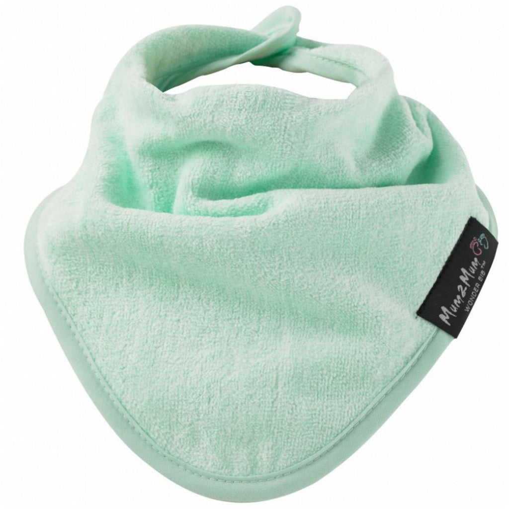 Mum 2 Mum Bandana Style Wonder Bib - Mint Green