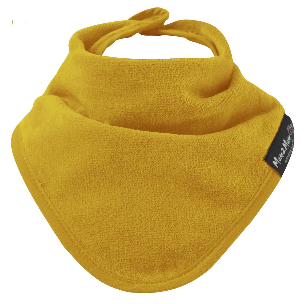 Mum 2 Mum Bandana Style Wonder Bib - Mustard Yellow