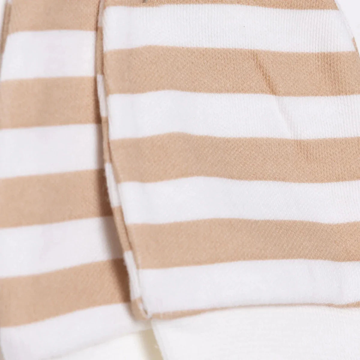 HelloBaby Boys Mitten Striped - Ecru Printed