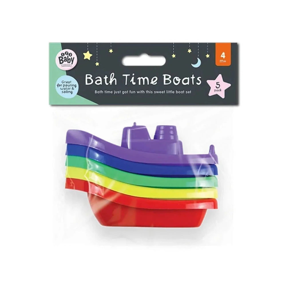 123 Baby Essentials Bath Boats 5 pcs