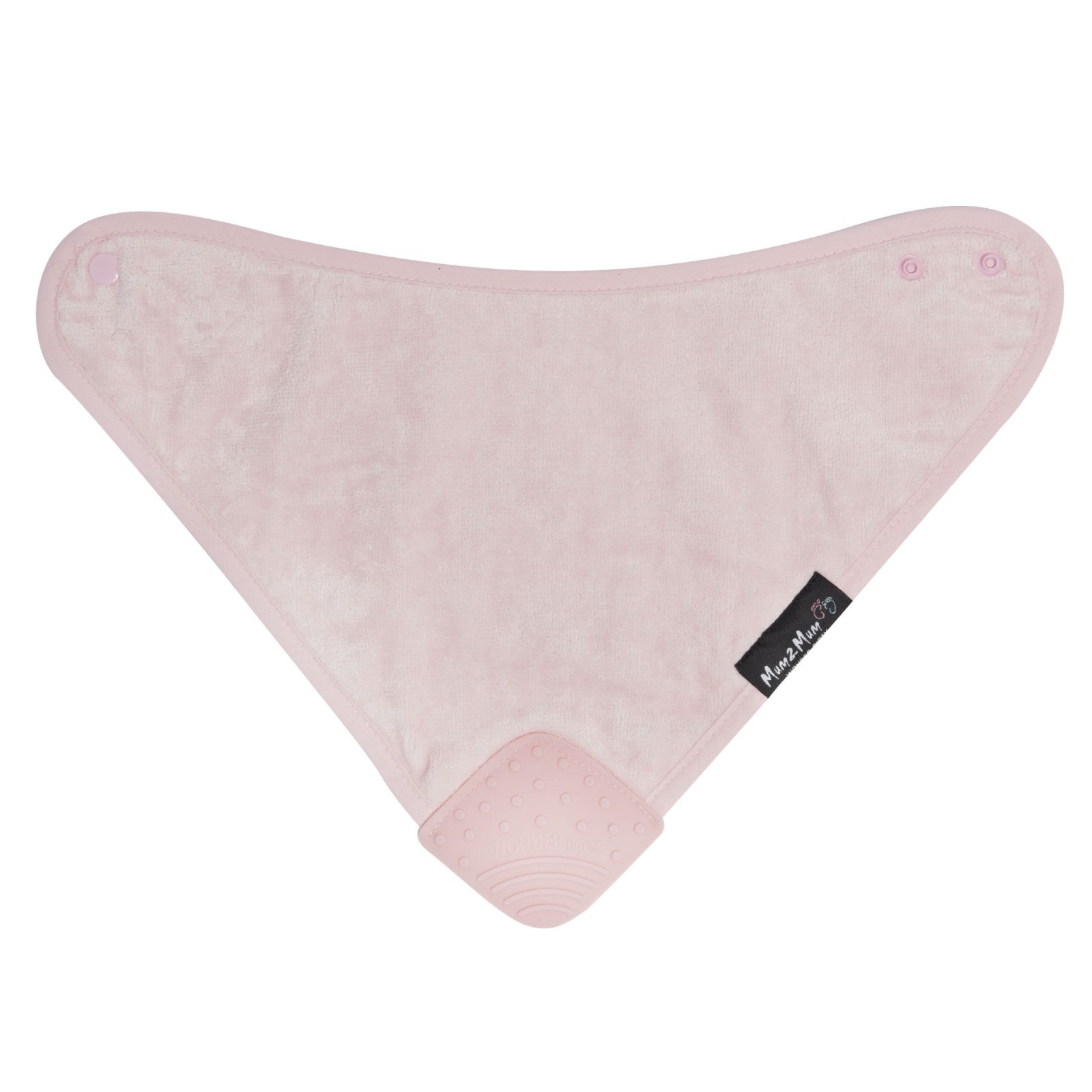 Mum 2 Mum Teething Bandana Wonder Bib - Baby Pink