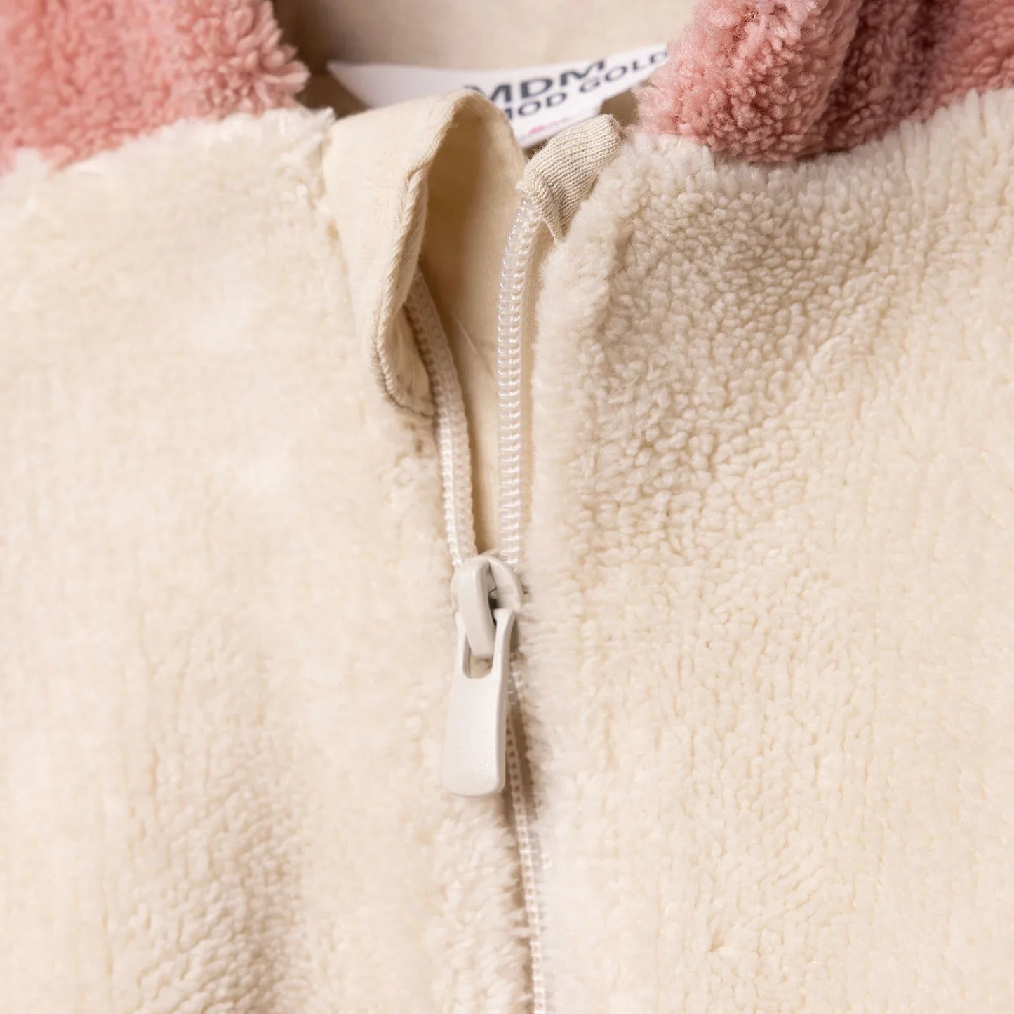 Midimod Newborn Welsoft Footless Jumpsuit - Ecru