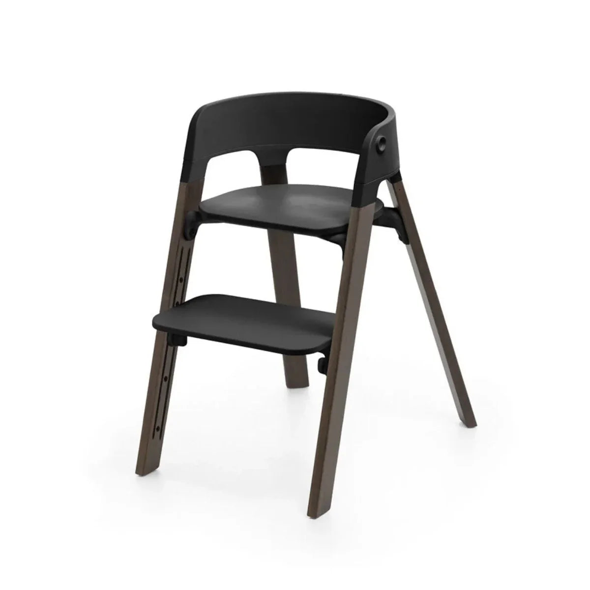 Stokke Steps Highchair - Black/Warm Brown