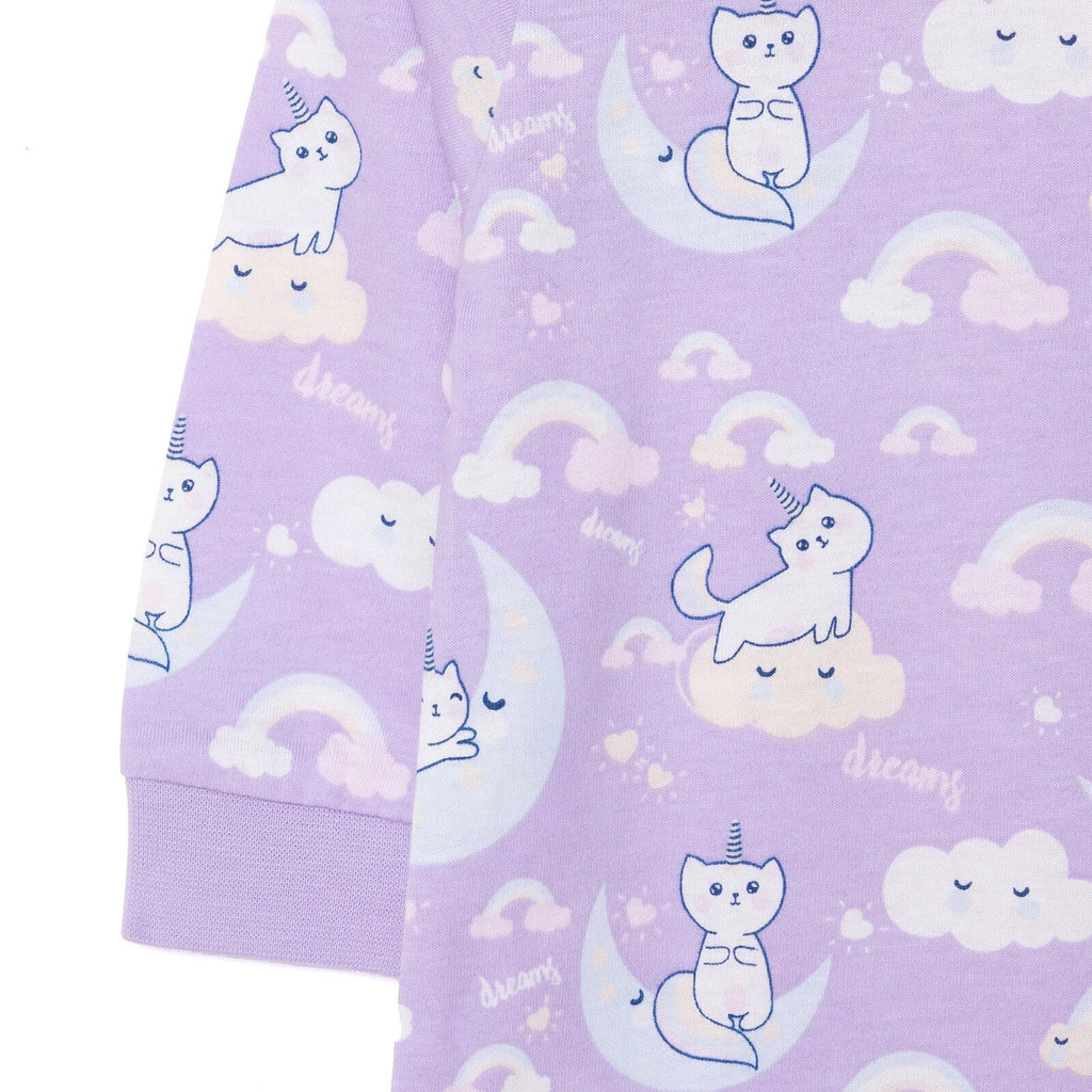HelloBaby Girl Long Sleeve Pyjamas Set - Purple