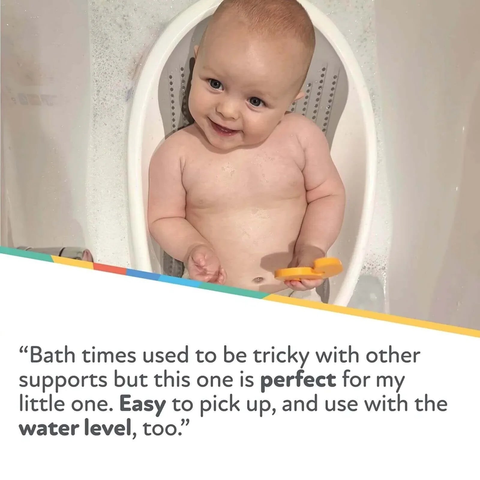 Nuby Newborn Baby Bath Support - Ergonomic Design