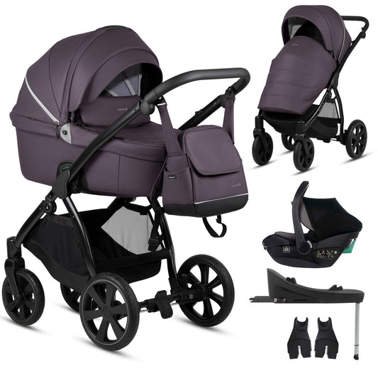 Noordi Fjordi V1 Leather 3in1 with Travel Carrier Car Seat