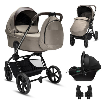 Noordi Sole V3 3in1 with Terra Car Seat, Arctic Mink
