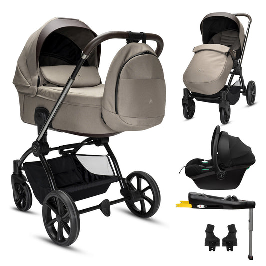 Noordi Sole V3 3in1 with Terra Car Seat, Arctic Mink