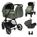 Noordi Sole V3 3in1 with Joie i-Snug2 Car Seat, Woodland Green