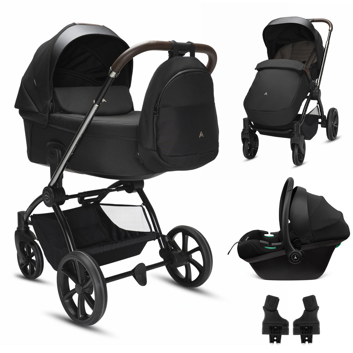Noordi Sole V3 3in1 with Terra Car Seat, Slate Black
