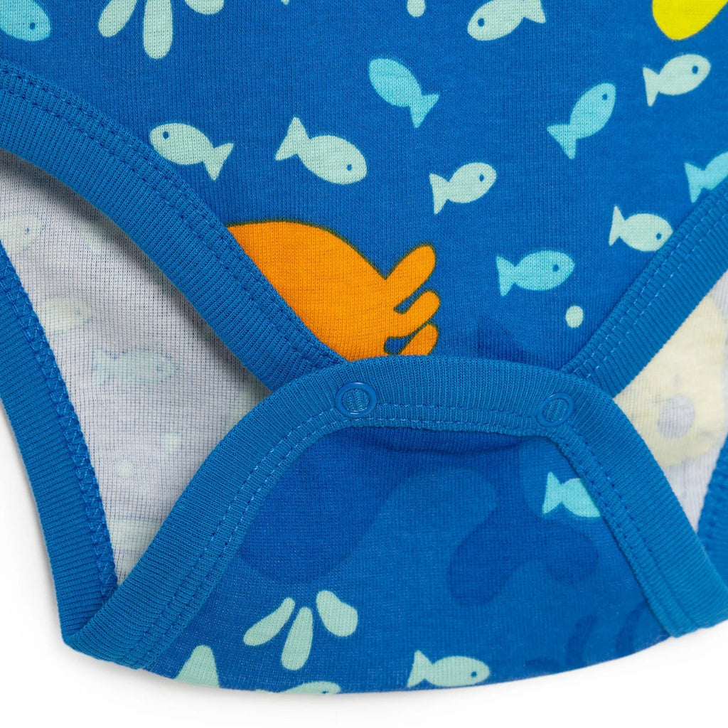 HelloBaby Boy Athlete Bodysuit - Navy Blue