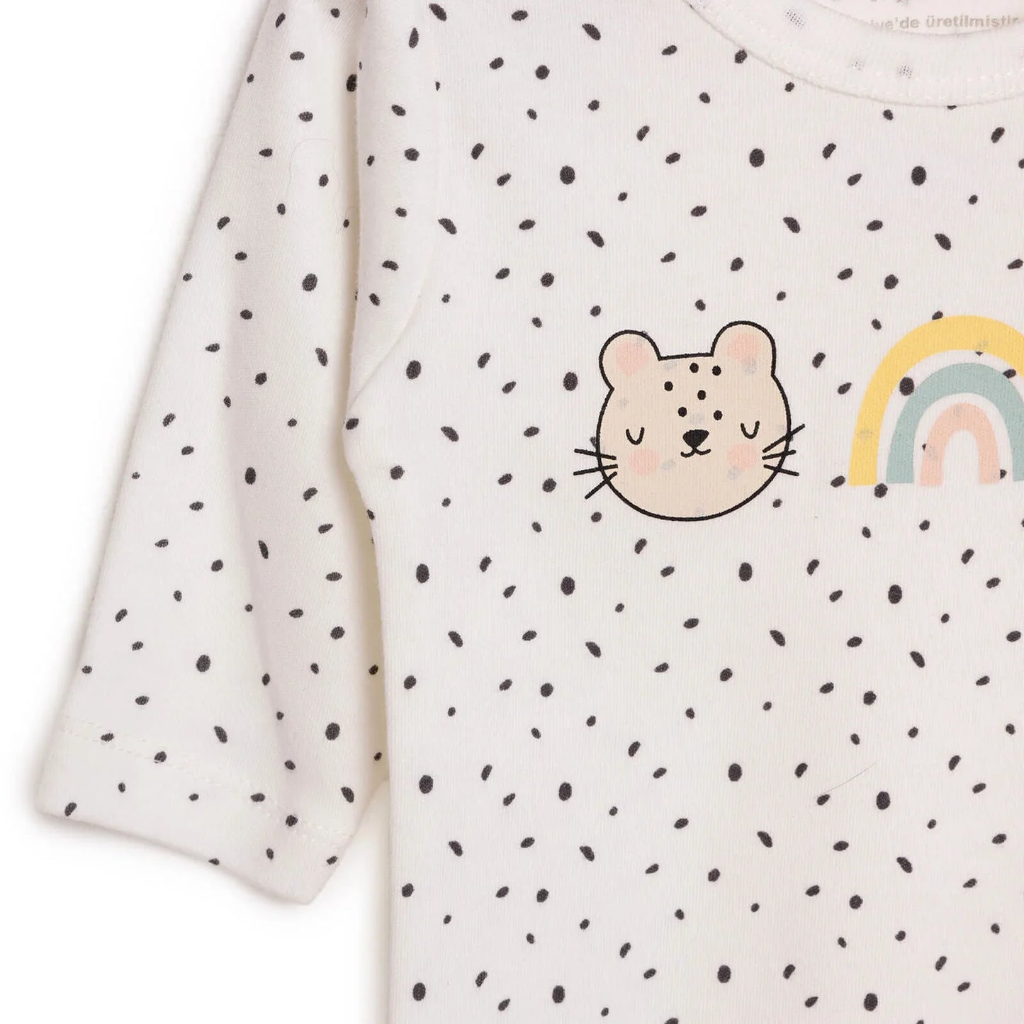 HelloBaby Baby Girl Long Sleeve Body - Ecru