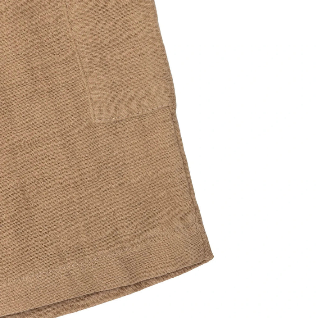 HelloBaby Boys Muslin Shorts - Brown