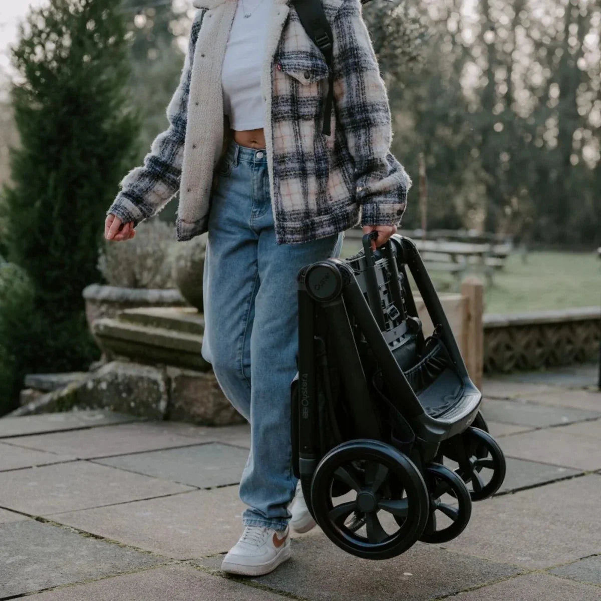 Oyster 4 Single Stroller - Carbonite