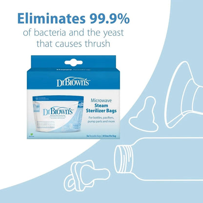 Dr. Brown's Microwave Steam Steriliser Bags 5 pcs