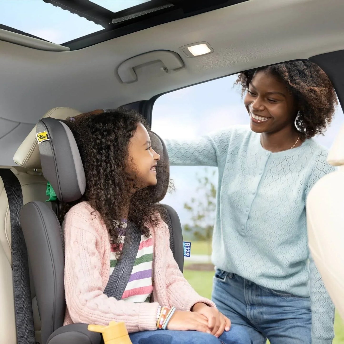 Graco Affix i-Size R129 ISOFIX Highback Booster Car Seat - Midnight