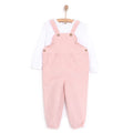 HelloBaby Basic Baby Girl Dungaree - Powder